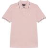 Striped Button Short Sleeve Polo Shirt Men Polo Shirts Pink 8N1FB4-1JPTZ-U4288