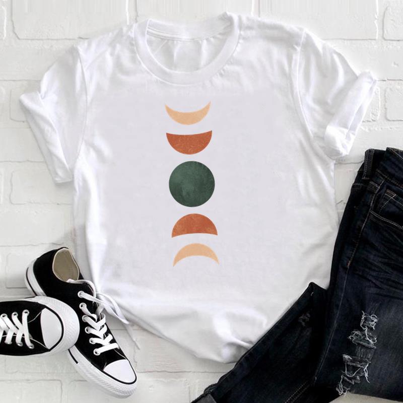 (Europäische Größe) Kurzarm T Top Traum Feder Vintage Stil Nette Mode T-shirt Frauen Kleidung Casual Druck Dame Weibliche Grafik T-shirt