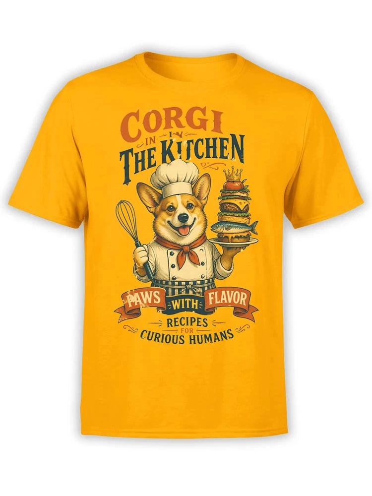 Kitchen Chef Corgi Tshirt Unisex S