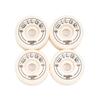 Miles Skateboard Wheels 99a 53mm Conical Hard 99 DURO CONICAL Set of 4 Skateboard Street [MILES WHEELS] (White)