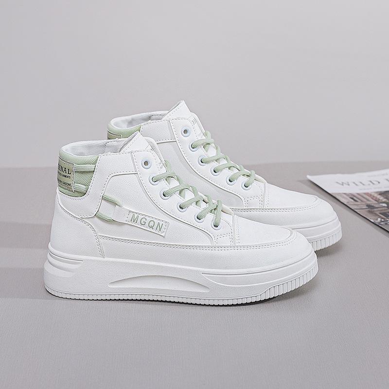 Little white shoes women's 2025 autumn women's shoes high-top sports board shoes Korean version versatile platform student casual shoes K6620