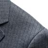 Spring and Autumn Thin Men's Suit Korean Version Slim-fit Elastic Non-ironing Striped Suit