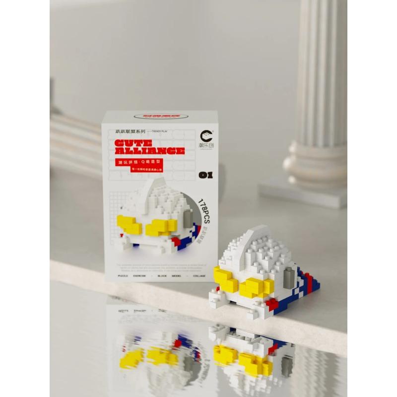 MINISO Cartoon Ornaments Micro Building Blocks Action Figures Nano Blocks Disney Sanrio Kids Toys Christmas Birthdays Gifs