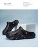 2025 Herren Atmungsaktive Dicksohlige Zehengeschlossene Gartensandalen für Strand & Outdoor