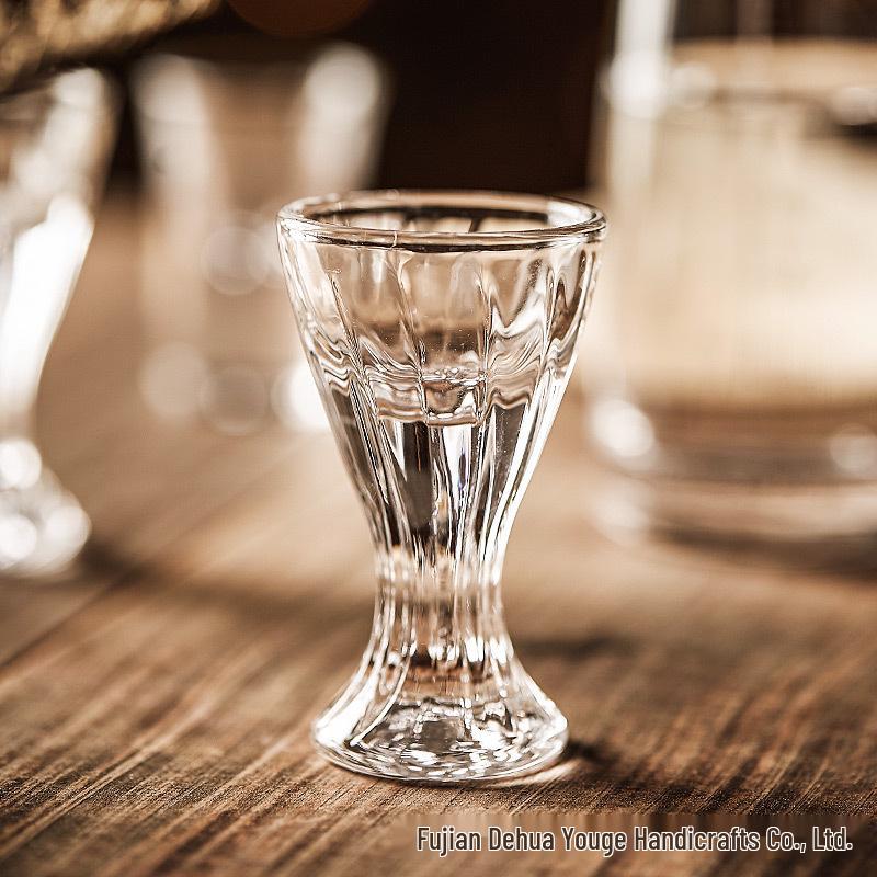 Set of 6 Baijiu and Whiskey Shot Glasses - Small 2 Liang Crystal Bullet Cups
