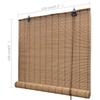 VidaXL Store roulant Bambou 120 x 160 cm