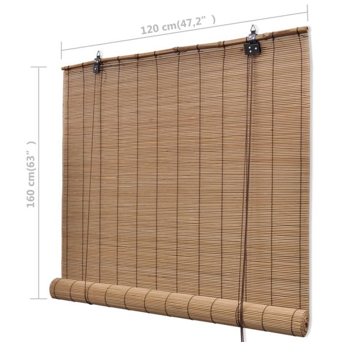 VidaXL Store roulant Bambou 120 x 160 cm