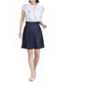 JILL by JILL STUART Women's Tuck Pleated Mini Skirt (125-3120023) Indigo (Pre-order Available from Late March To Late April)