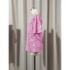 Top da Donna Rosa con Paillettes a Manica Corta Girocollo Casual da Festa Vestibilità Larga Camicetta Maglietta
