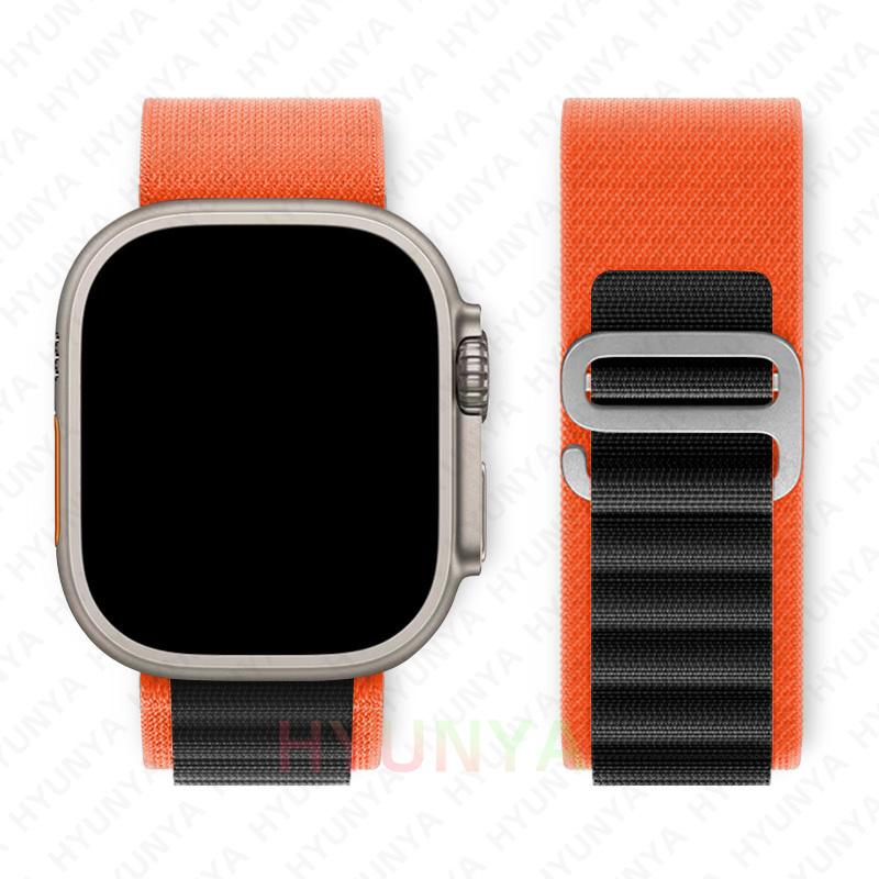 Alpine Λουράκι για Apple Watch Band Σειρά 10 9 8 7 SE Ultra 2 41mm 42mm 45mm 46mm 49mm 40mm 44mm IWatch Correa Λουράκι Ρολόι Βραχιόλι