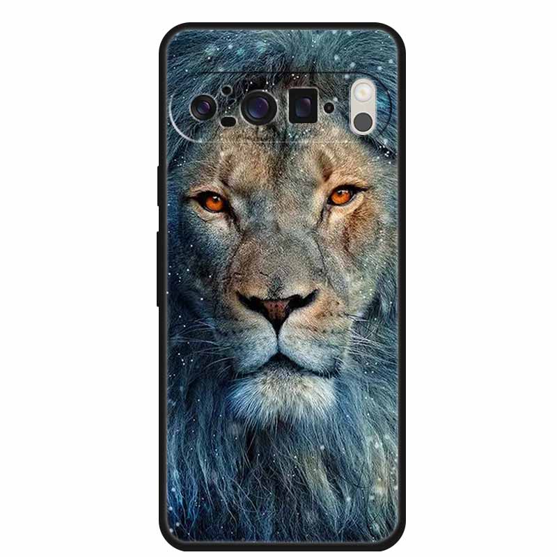 Für Google Pixel 10 Pro XL 5G Hülle Tiere Weiches Silikon TPU Handyhülle Rückseite für Pixel 10Pro XL Cooler Wolf Schutzhülle