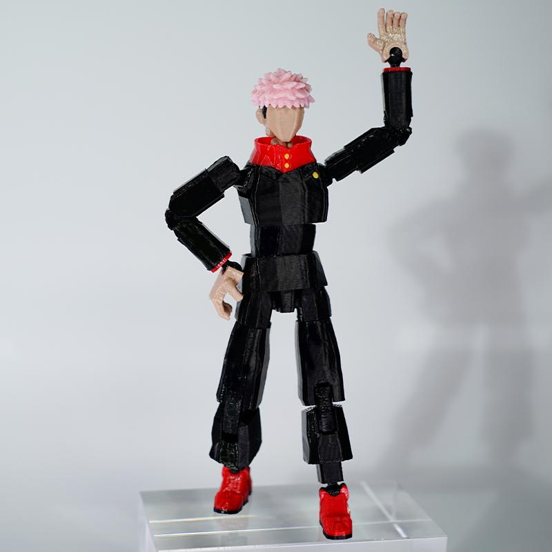 3D Printed Jujutsu Kaisen Ryomen Sukuna Anime Multi-Jointed Shapeshift Toys Action Figures Mannequin Model Ornaments Gifts