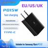 T1510 65W Charger for Samsung A50 - Compatible with US & EU Standards
