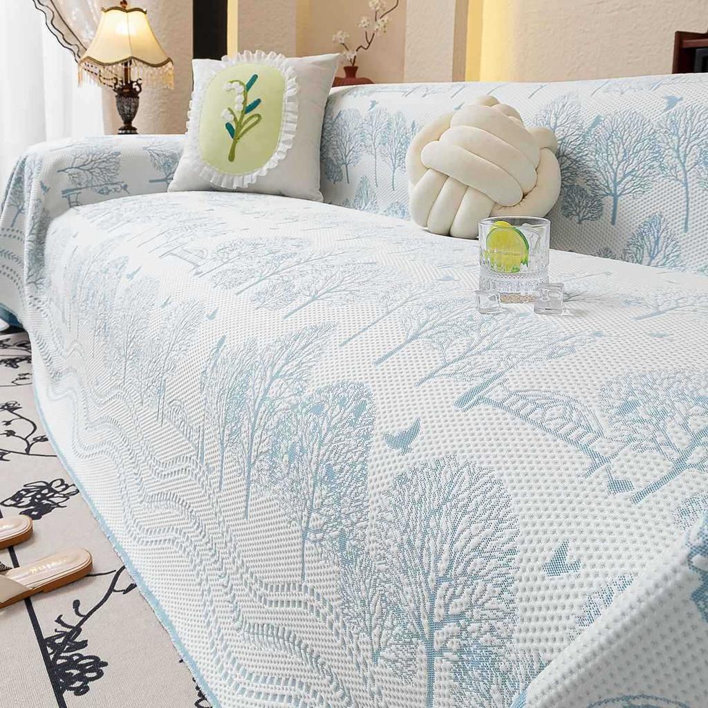 1PC Ice Silk Sofa Cover Cool Feeling Summer Sofa Cover Blanket Full Coverage Sofa Towel