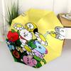 1pc Outdoor Umbrella with BT21 Characters - Automatic Opening/Closing, Portable 3-Fold Design, 8-Rib Iron Frame - Perfect Gift for Fans, Traveler