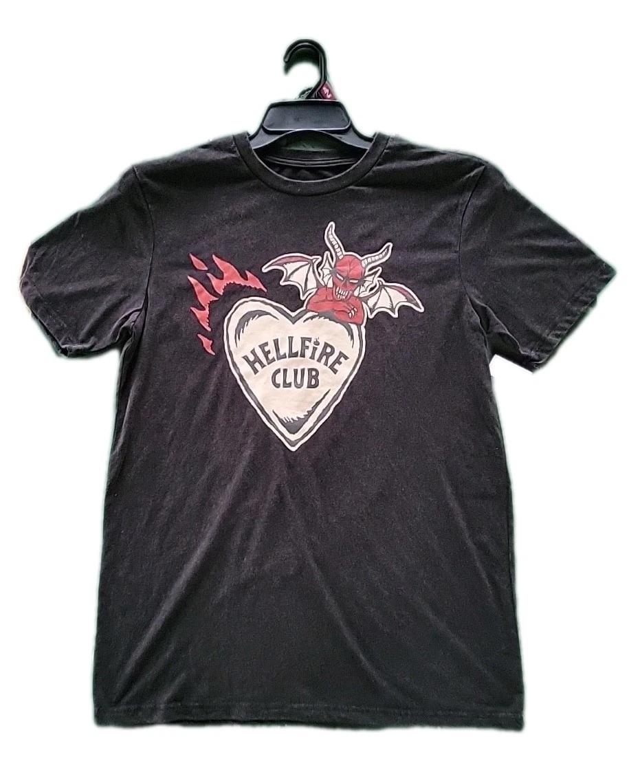 Stranger Things T Shirt Hellfire Club Valentine s Day Shirt Vintage Size Small S