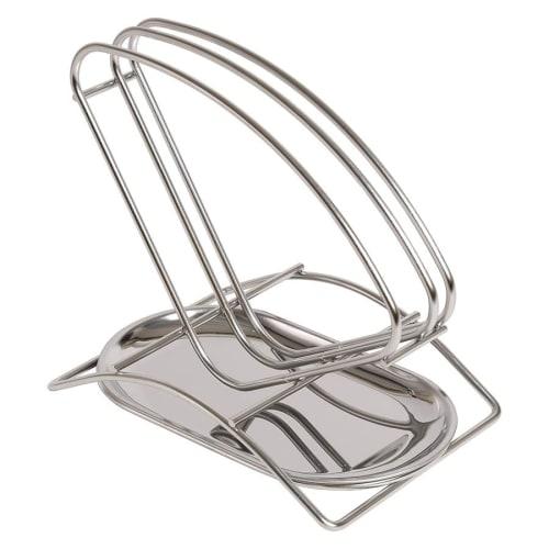 Stylish Stainless Steel Cutting Board Stand with Drain Tray, Perfect for Kitchen Storage, Made In Tsubame-Sanjo, Japan (MJ-H-5648)