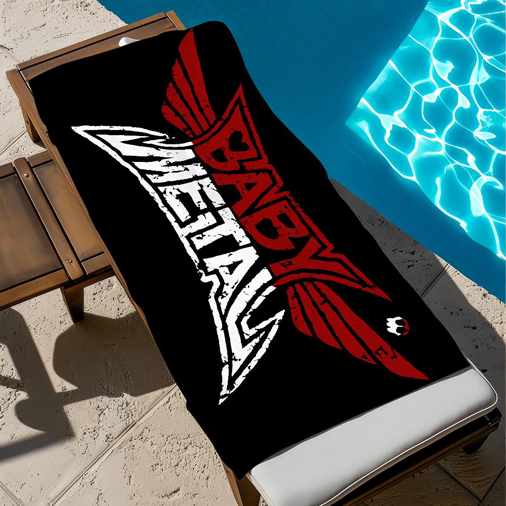 B-Baby-metal Japanese Towel Beach Quick Dry Soft Pool Towels Gift for Travel Gym Shower Camping Sports