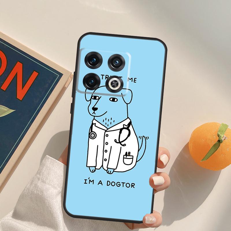 Cute Stethoscope Heart Case For OnePlus 12R 13R 13T 10R 15 13 12 11 10T 8T Nord CE 4 3 2 Lite N20 N30 Nord 5 Cover