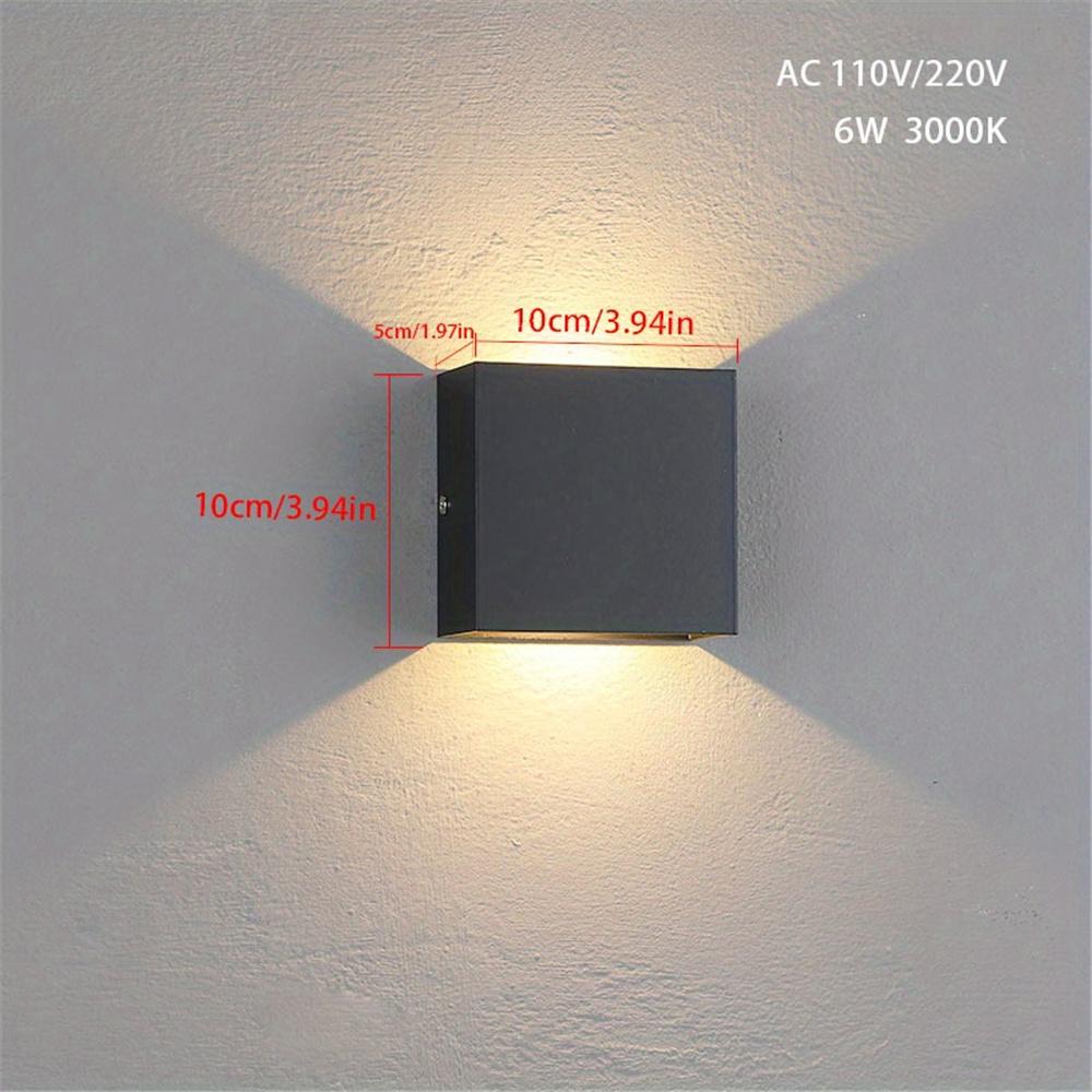 LED Modern Wall Sconce Indoor Wall Mount Light for Living Room Up Down Aluminum Indoor LED Wall Mounted Lamp for Bedroom Hallway