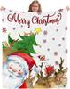African American Black Santa Claus Throw Blanket, Christmas Snowflake Xmas Gifts Winter Holiday, Soft Plush Flannel Fleece for