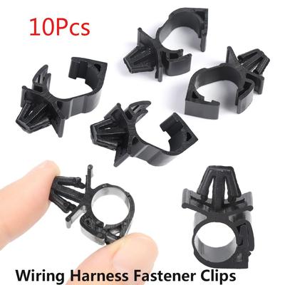 Clips de sujeción para arnés de cableado de montaje por empuje para carro de acabado de línea, bridas de plástico, abrazadera para cables, abrazadera para cables