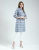 Monte Carlo Women's Check Collar Neck Tunic