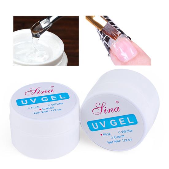 Women UV Gel Polish Nail Art Tips Glue Extension Manicure Salon Tool