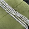 1String, White Natural Freshwater Pearls, 5-6mm, Boho Handmade Nugget Pearl Beads for Jewelry Making DIY Necklace Accessories, Crafts Gifts 36cm