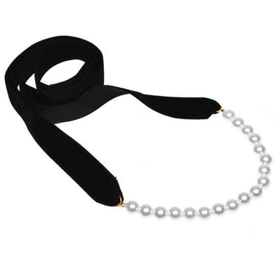 Set 8 Collane Choker In Velluto Jingying - Girocolli Neri Con Frange E Pendenti - Regalo Moda Donna