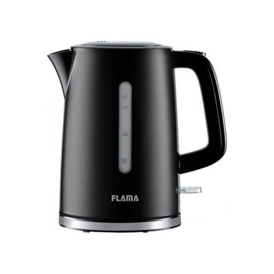Czajnik elektryczny - FLAMA - 727FL - 1,7 L - 2200 W - Czarny - Plastik - Wskaźnik poziomu wody - Filtrowanie