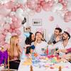 Pink and Blue Balloon Arch Garland Set Birthday Gift Wedding Anniversary Bridal Party Decoration Room Decoration