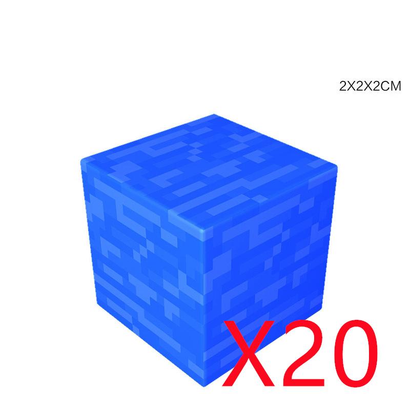 Pixel-Stil Mineral Magnet Welt Magnetische Bausteine Montage Ersatzteile Sensorisches Spielzeug für Kinder DIY Tierwürfel Grundplatte