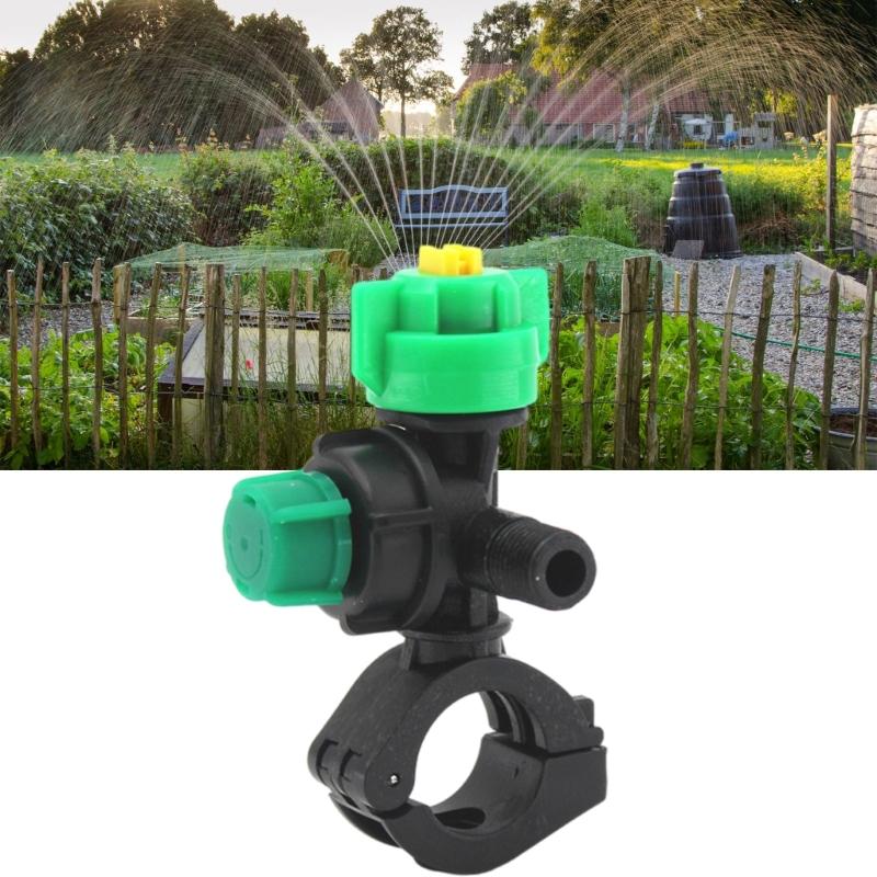 2pcs High Efficiency Garden Irrigation Sprays Head with 6 Pin Clamps Fitting for Wide Coverage Sprays