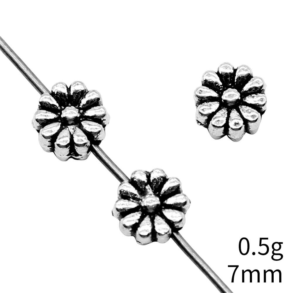 Bead Material Jewelry & Accessories Flower Small Hole Beads Spacer Accessories Parts Beads Jewelry Making Findings For Diy