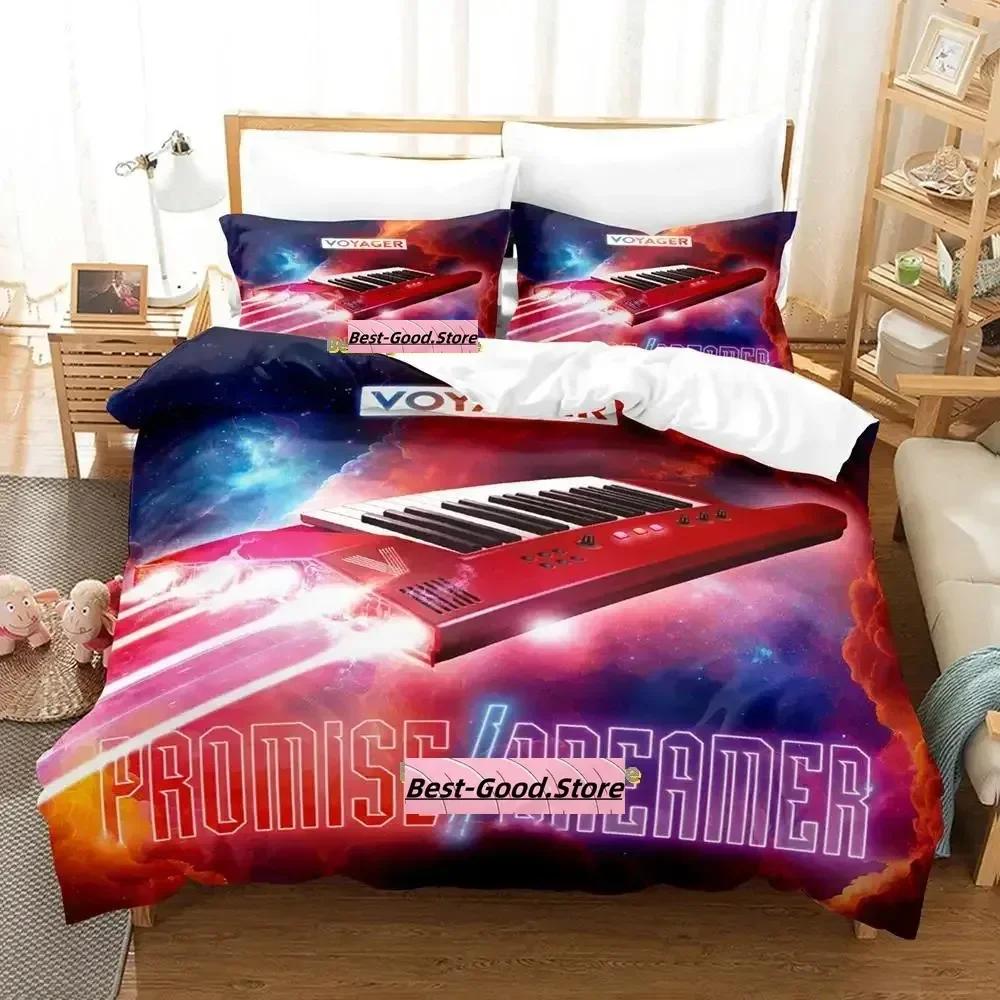 

Comforter Hip Hop Voyager Promise Bedding Set Cartoon Anime Three-Piece Set Adult Kid Bedroom s Drap De Lit Luxe Comforter (quilt)-EU Single(135*200cm)3pcs