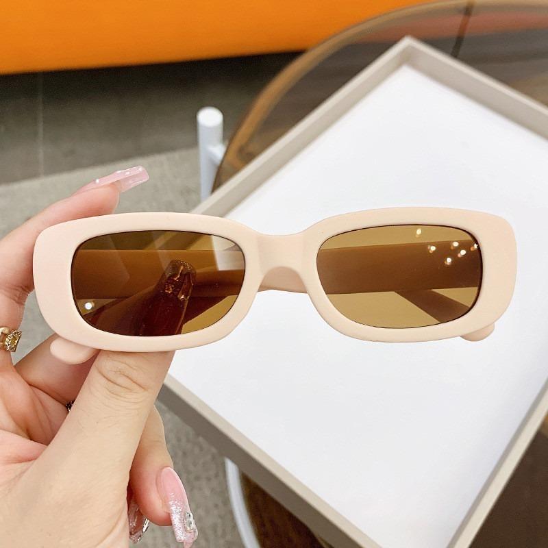 Kids Oval Frame Sun Glasses Outdoor Sun Protection Children's Rectangular Sunglasses Fashion Summer Shades for Boys and Girls