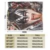 Kiss American Rock Band Blanket  Soft Warm Novelty Plush Throw Blanket For Home Decor Travel Flannel Bedspread Bed Cover