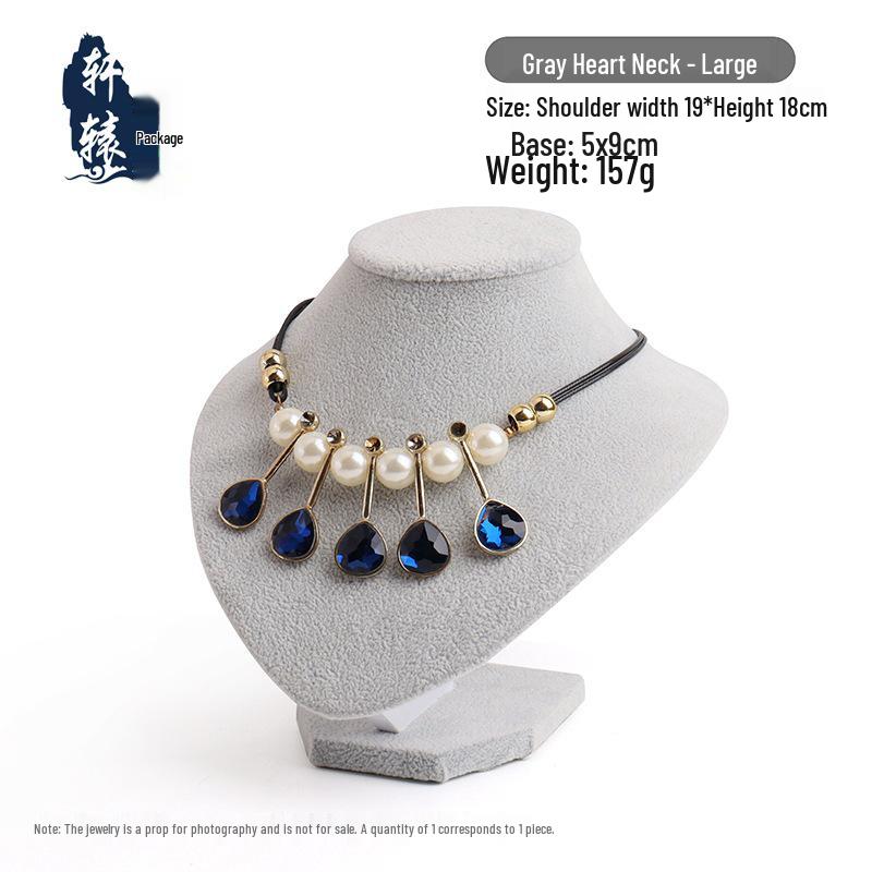 Heart Necklace Jewelry Display Stand for Pendant Exhibits