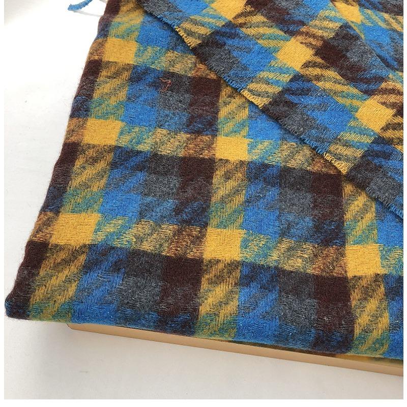 Winter Imitation Cashmere Warm Scarf for Women Double-sided Pashmina Thickened Luxury Green Scarf Christmas New Year Gift Shawl