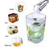 24 Pezzi/Set Cubetti di Ghiaccio Riutilizzabili per Whisky Pietre Resistenti all'Usura Estive Cubetti di Ghiaccio per Whisky Accessori in Plastica
