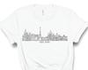 Paris T-shirt, Eiffel Tower T-Shirt, Travel Clothing T-Shirt, Women's Paris T-Shirt, Paris Tees, Paris Skyline, France Shirt, Vintage Shirt