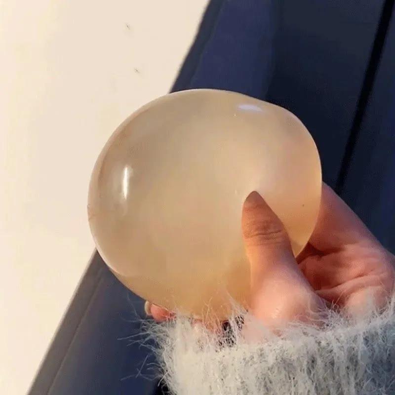 Slow Rebound Stress Maltose Colorful Fruit Apple Ball Anti Stress Ball Toy Soft Slow Rebound Stress Anxiety Relief Fidget Toy