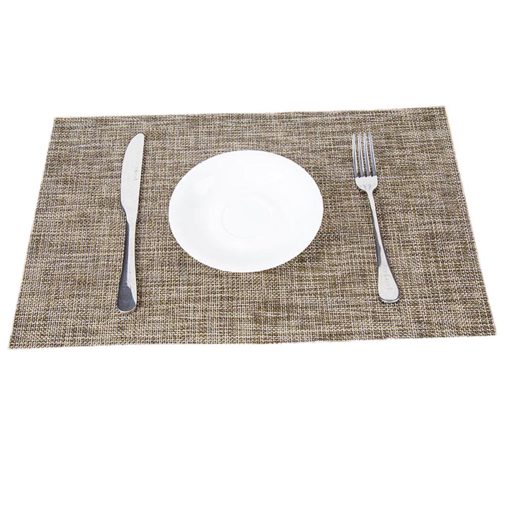 NO.HS Heat Insulation Non-slip Placemat Dining Table Bowl Dish Cup Pad Mat Heat Resistant Mat