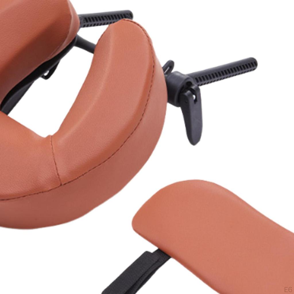 Face Cradle with Pillow for Massage Table Adjustable Equipment Versatile and Armrest Neck