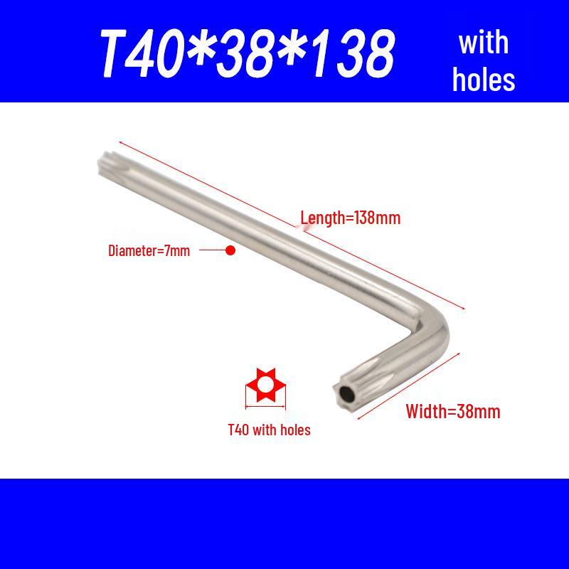 Plum Blossom Anti-theft Star and Hexagon Wrench Set (T10-T30)