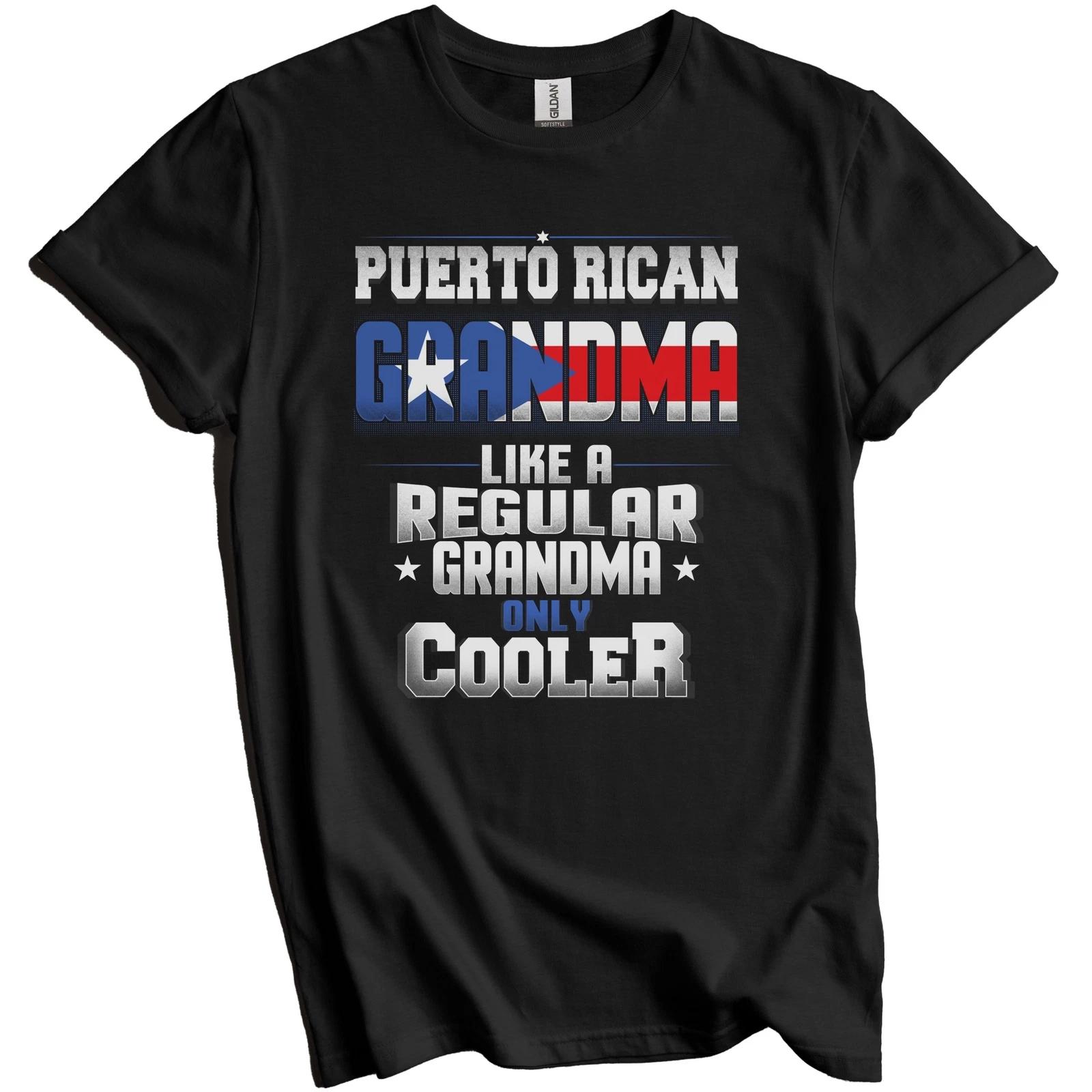 Puerto Rican Grandma Regular Grandma Only Cooler Shirt Funny Puerto Rico Gift 4XL