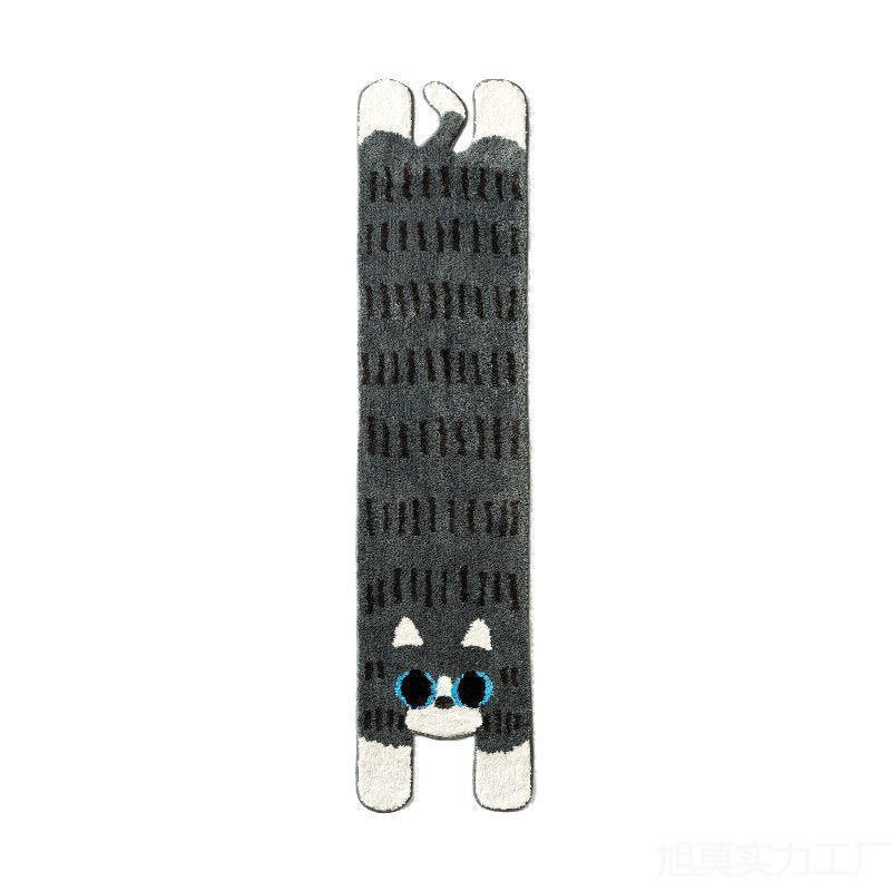 

Cute Long Cat Room Carpet for Living Room, Desk, or Bedroom 40CMx120CM Crystalline Velvet