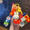 New Kawaii Miffy Rabbit Keychain Cartoon Couple Backpack Pendant Car Key Accessories Creative Festival Gifts