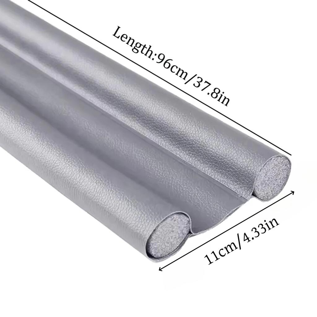 1x Windproof Seal Strip Draught Excluder Stopper Door Bottom Guard Double Protector Doorstop Dustproof Blocker Sealer Soundproof